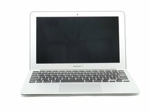 中古　Macbook Air　A1370　　本体止めネジ欠品 　液晶割れ　通電しません　詳細不明　ノートPCパソコン　ジャンク品　_画像1