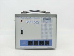 中古品　交流定電圧電源装置 SVR-Gシリーズ　SVR-1700G　通電のみ　他の一切未確認　現状品　送料無料