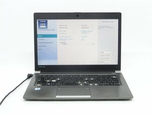  б/у ноутбук Note PC TOSHIBA R63/F Core 6 поколение i7 память 4GB BIOS до отображать утиль бесплатная доставка 