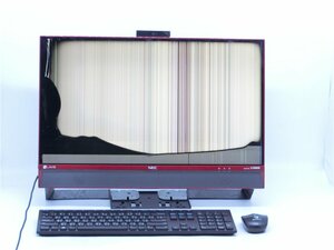 中古 一体型パソコンNEC　PC-GD234ECA9　CORE6世代i5　4GB　通電します　液晶割れ　　ジャンク品　　送料無料