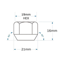 7/16-20 インチサイズ 貫通ホイールナット ノーマルタイプ 19HEX 20個 アメ車 GM シボレー/キャデラック/ビュイック/ポンティアック_画像4