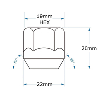 M14x1.5 19HEX ホイールナット 貫通タイプ シルバー 32個セット シルバラード ハマーH2 14mmx1.5 オープンエンドホイールナット_画像3