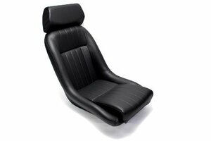  new goods Cobra head rest attaching low back seat black vinyl leather CUB