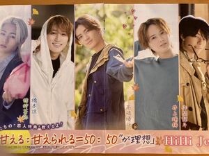 ☆★HiHi Jets★切り抜き ポポロ 2023/11月号 3P