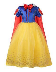 子供 女の子 ハロウィン コスプレ 可愛い　ドレス　衣装 プリンセス 白雪姫 コスチューム 仮装 イベント用品　X594