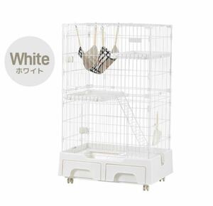  pet gauge pet cage cat cage cat supplies pet accessories 2 step type white 