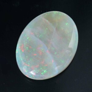 天然大粒オパール　ルース　31.30ct　裏欠けあり　ソーティング付き◆04A44