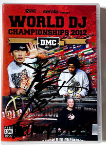 DMC WORLD DJ CHAMPIONSHIP 2012 ワールドチャンピオンDJ威蔵 直筆サイン入りDVD-Video