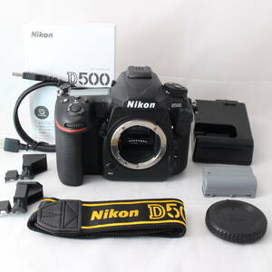 ☆新品級・ショット数724☆ Nikon デジタル一眼レフカメラ D500 ボディ ニコン #1550