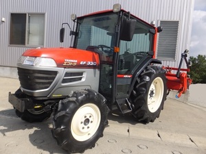 Yanmar EF330 1442hours 取説included あぜぬり機included ササキ KX330DTX remote control 電気式 Air conditioner キャビン yanmar Tractor sasaki 畔 塗り