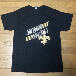 NFL NEW ORLEANS SAINTS MEN’S SHORT SLEEVE T-SHIRTS size-L(着丈74身幅55) 中古(超美品) 送料無料 NCNR