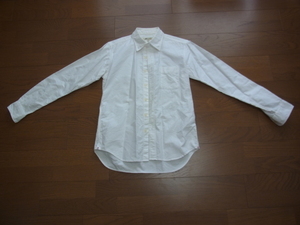 BEAMS HEART ビームス ハート 長袖 シャツ S メンズ 白 USED