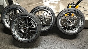 引き取り歓迎■BBS■１９x８j+45■RSーGT　RS951Aタイヤホイールセット■TOYOTA■１９インチ■PCD 114.3