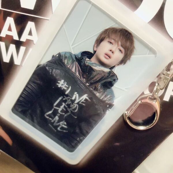 【新品未開封】AAA Nissy 光る ICカードステッカー にっしー キーホルダー 定期入れ パスケース 西島隆弘 にっしー