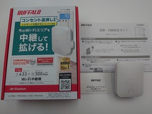 BUFFALO バッファロー　無線LAN　WIFI wifi 中継機　WEX-733D 動作品　中古