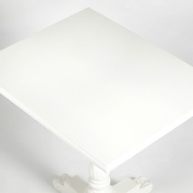 テーブル 机 カフェテーブル センターテーブル アンティーク調 ヨーロッパスタイル 白家具 木製 白 ホワイト 店舗什器 VTA4227-FN-18_画像5
