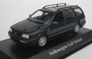 【未開封!】Ж PMA ミニチャンプス 1/43 フォルクスワーゲン Volkswagen 1997 ゴルフ Golf Type III ワゴン Variant グリーン MINICHAMPS 