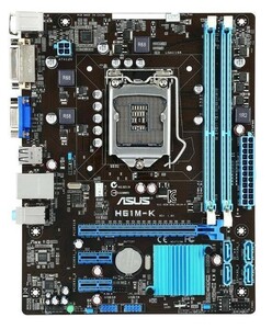 ASUS H61M-K LGA 1155 Intel H61 Micro ATX Intel Motherboard