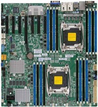 Supermicro X10DRH-CT Intel C612 chipset LGA2011 E-ATX Motherboard_画像2