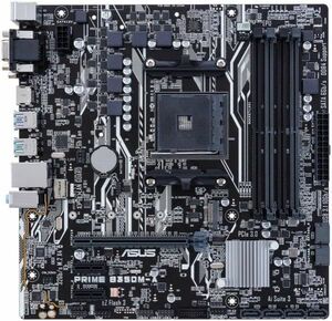 ASUS PRIME B350M-A AM4 AMD B350 SATA 6Gb/s USB 3.1 USB 3.0 HDMI Micro ATX Motherboards - AMD