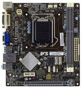 ECS H81H3-M4 V1.0A LGA1150 Intel H81 DDR3 SATA3 USB3.0 A GbE Mirco ATX Motherboard