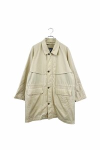 90‘s Burberrys' light beige coat バーバリーズ ステンカラーコート ライトベージュ サイズM フルジップ アウター ヴィンテージ 6