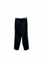 MEN‘S BIGI black slacks メンズビギ スラックス ボトムス ブラック サイズ3 ウール ヴィンテージ ネ_画像2