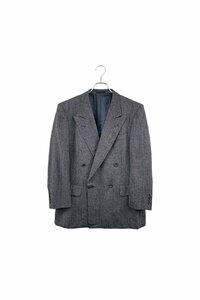 90‘s Burberrys' gray check jaclet バーバリーズ テーラードジャケット チェック柄 グレー ウール ヴィンテージ 6