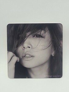 ①　浜崎あゆみ　コースター　sixxxxxx　柄　限定特典　TeamAyu LIMITED　非売品　NOT FOR SALE　ファンクラブ　グッズ