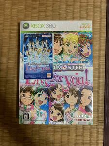 【xbox360】 アイドルマスターLive for You！ （オリジナルアニメDVD同梱版）　新品未開封