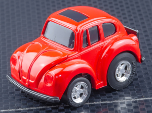 5台～送料無料 日本製 チョロQ ワーゲンセット限定 VW ビートル レッド フォルクスワーゲン BEETLE CHORO-Q EMDT