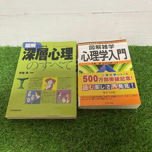 図解雑学 心理学入門　ナツメ社　図解でわかる深層心理のすべて　2冊セット