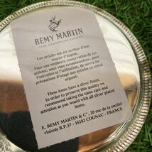 レミーマルタン シルバー仕上げプレート4枚セット　　コースター/ナッツ皿★REMY MARTIN POSAVASOS コースター　スペイン製_画像8