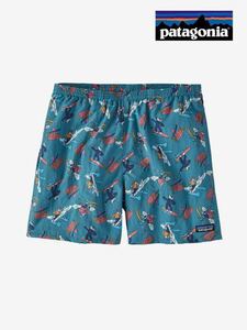 patagonia ショートパンツ バギーズ ショーツ5インチ Baggies Shorts 57022 ショーツ MR.BADGER WAVY BLUE MBWA XLサイズ