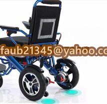 持ち運び便利 折り畳み式電動車椅子高齢者用操作が簡単省力耐荷重 家庭屋外用_画像10