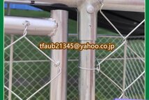犬のかご ペットフェンス針金犬籠大型犬室外ポンポン穴開けずDIYペットケージ(2*1.5*1.67m) S951_画像4