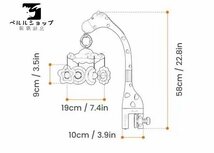 モービル ベビー ガラガラ ベビーベッド おもちゃ ホルダー回転 新生児 ベビーベッド オルゴール 投影 幼児_画像3