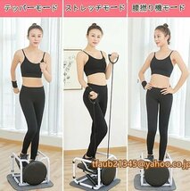 ステッパー 耐荷重150KG 運動器具 マルチフィットネス 静音仕様 ツイスト プッシュアップ ダイエット コンパクト 有酸素運動_画像5