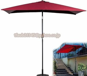  half parasol garden parasol umbrella crank attaching,250×120cm rectangle outdoors putty .o balcony wall umbrella, waterproof coffee shop etc. is suitable 