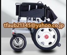 持ち運び便利 折り畳み式電動車椅子高齢者用操作が簡単省力耐荷重 家庭屋外用_画像4