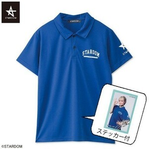 即決 スターダム STARDOM メンズ ドライメッシュ ポロシャツ【M】新品タグ＆シール付き 女子プロレス なつぽい Tシャツ