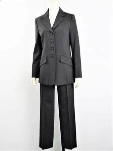 5000-GG00482* Lounie * брючный костюм угольно-серый 7 номер одиночный кнопка длинный жакет 
