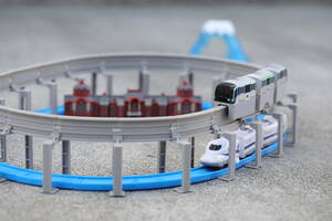  stock last * unused * Tokyo mono rail *10000 shape ×4 both + mono rail exclusive use * oval layout . times set * air port compilation | search motor car sl