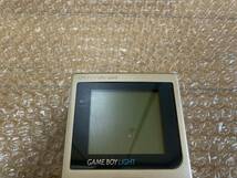 任天堂 ゲームボーイ ライト 本体 ゴールド NINTENDO GAMEBOY LIGHT 極美品_画像8