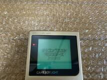 任天堂 ゲームボーイ ライト 本体 ゴールド NINTENDO GAMEBOY LIGHT 極美品_画像10