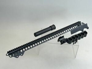 GE製 東京マルイ GE M870 ガスショットガン用 ロングRAS チューブ シェル ホルダーセット 検)M16 M4 AR15 CQB XM177 M16A4 M870