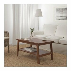 IKEA コーヒーテーブル LUNNARP ブラウン 90x55 cm 送料￥750!