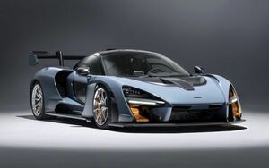 Art hand Auction McLaren Senna 限量 500 台 2018 Ayrton Senna 绘画风格壁纸海报 宽版 603 x 376 毫米 可撕贴纸类型 001W2, 车, 摩托车, 汽车相关商品, 其他的