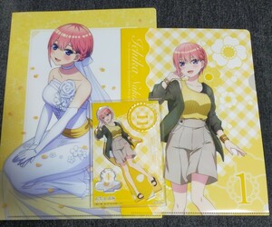 五等分の花嫁 彼女と交わす五つの約束 ごとかの マジゲット 限定版 クリアファイル スペシャルボックス アクリルスタンド 特典 ゲーム 一花