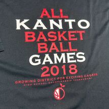 all kanto basketball games 2018 チームファイブ team five 黒 ブラック ドライシャツ LLサイズ_画像3